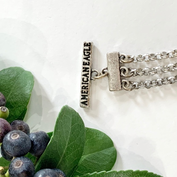 American Eagle Rhinestone Bracelet Silver and Pink - Picture 4 of 7